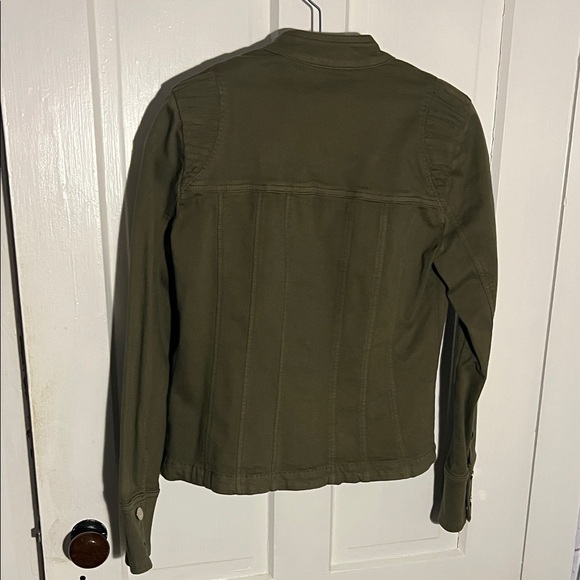 NWT - Size 4 - White House Black Market Utility Jacket in Olive - Picture 4 of 6